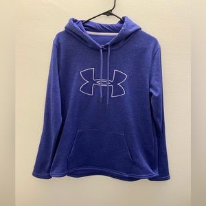 Under Armour Cold Gear Blue Pullover Hoodie